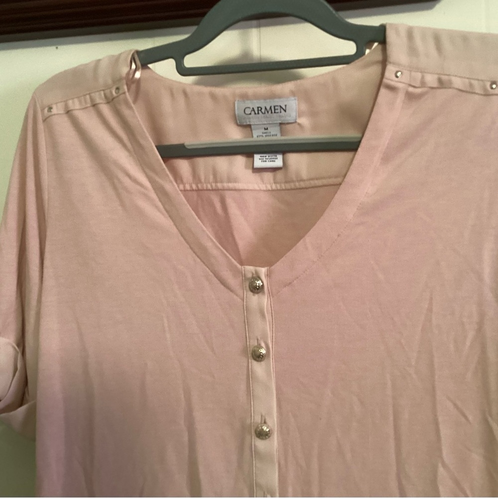 CARMEN CASUAL SHIRT SIZE (M) IN GOOD  USED CONDITION.